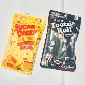 Men’s Novelty Boxer Briefs ~ Sugar Daddy & Tootsie Roll ~ Size Large